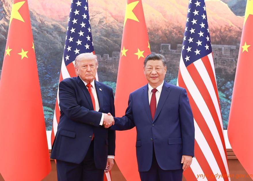 习近平同美国总统特朗普会谈